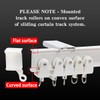 Curtain Track Accessories for Flexible Curtain Track, Bendable Curtain Track