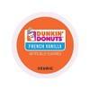 Dunkin' Donuts 2519292 French Vanilla Coffee K-Cup Pods Medium Roast