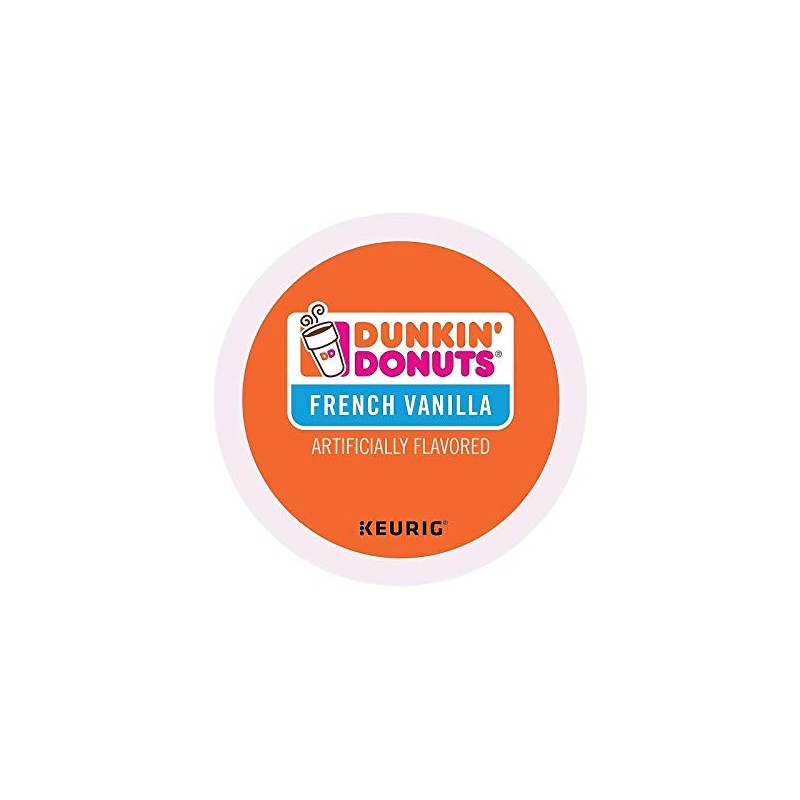 Dunkin' Donuts 2519292 French Vanilla Coffee K-Cup Pods Medium Roast