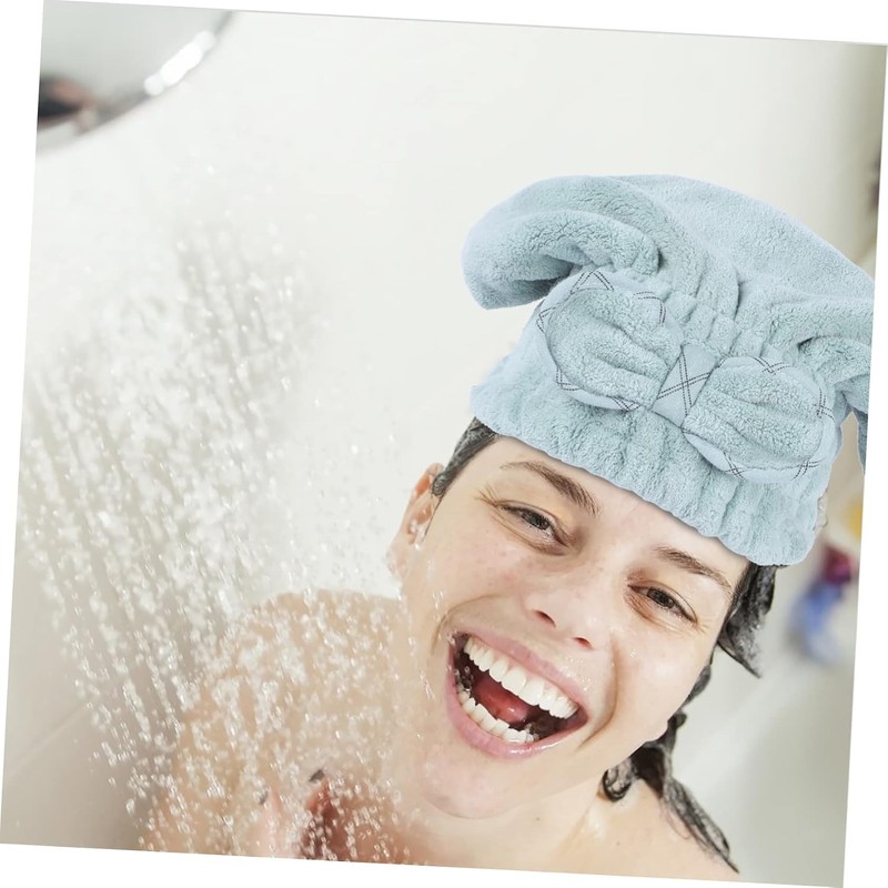 Housoutil Gorro De Secado Doméstico Toalla Cabello Microfibra Duradero y