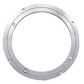 Cionyce 1 Pack 10 Inch Aluminium Alloy Turntable Bearing Lazy Susan Bearing Swivel Turntable for Table with Rotating Ring(10 Inch)