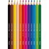 Maped - Ergonomic Triangular Colouring Pencils, Colour'Peps Strong Jumbo -