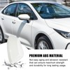 White Left Driver Side Replacement Mirror Cover Caps for 2020