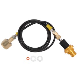 Soda Water Adapter Hose Kit for DUO for Terra for Art Gas Cylinder Inflation Soda Machine Gold Quick Adapter Black Hose 1.5m