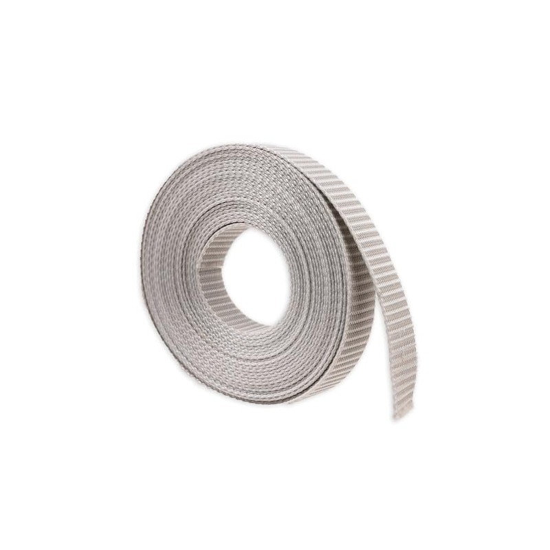 Jalousiene® Roller Shutter Strap Grey 14/15 mm Length 7 m