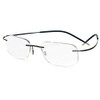 PLOPLO Photochromic Titanium Glasses Reader (Black, +1.0)