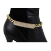 Unbranded Women Boot Bracelet Anklet Gold Chain Metal Shoe Bling