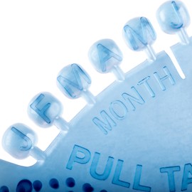 clapur Urinal Strainer (2x) Scented Cotton Blossom, Splash Guard for Men, Toilet for Any Urinal Insert, Air Freshener, Plastic Mat, Round Blue