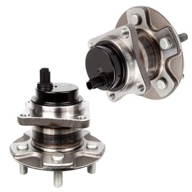 SCITOO Wheel Bearing Hub Fit 2009-2014 For Toyota Corolla 2009-2010 For Pontiac Vibe 5 Lugs 512403 New Rear Hub Assembly W/ABS 2 Pack