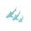 K&M Great white Shark Set of Three Realistic Toy Model