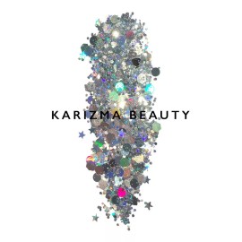 Karizma Brillo Holográfico Maquillaje Cara Y Cuerpo Lentejuelas 10g