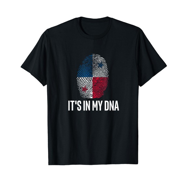 Panama Flag Fingerprint It's In My DNA Design T-Shirt