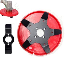 GoldOars Universal Weed Brush 25.4 mm Bore Brush Cutter Round Brush Wild Herb Brush with Blades Brush Cutter Accessories for Water Ground Groove Gardens Lawns (Pack of 1)