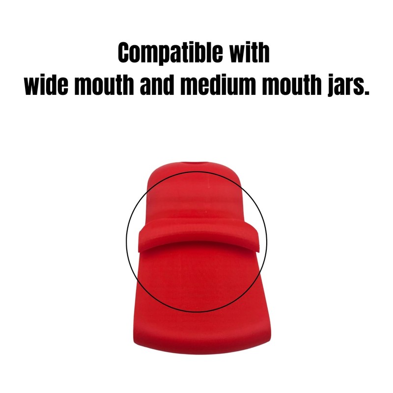 Canning Jar Opener Tool, For Wide & Regular Mouth Lids.