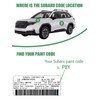 K1X Crystal White Pearl Tricoat Touch Up Paint for Subaru,