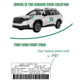 K1X Crystal White Pearl Tricoat Touch Up Paint for Subaru, Color Accurate Car Paint Scratch Repair Pen, Quick & Easy Fix Automotive Chips and Nicks