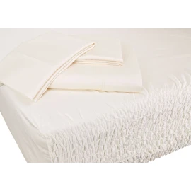 Bed Tite Stretch Fit 300 Thread Count 100-Percent Cotton luxury Oversized 4-Piece Sheet Set with Pillowcases, King, Ivory