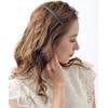 VingTAINE H7349-NY Color Thin Barrette, Simple, Mature Style, Enameled Hair