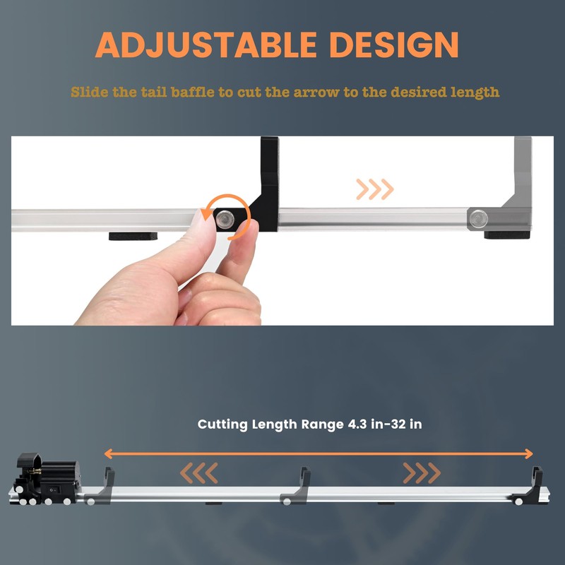 Arrow Saw, Carbon Arrow Cutter with 2x Resin Saw Blades,