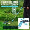 DURATECH 3.6V 3-in-1 Handheld Electric Cordless Hedge Trimmer for Garden,