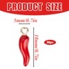 30 Pieces Chilli Pepper Pendants, Red Chilli Pepper Pendants, Jewelry