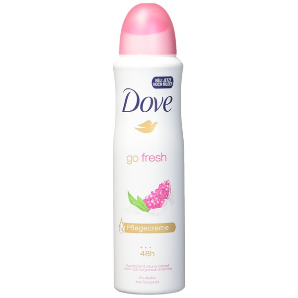 Dove Go Fresh Pomegranate & Lemon Verbena Antiperspirant Spray Deodorant For Women 150ml=5.07oz
