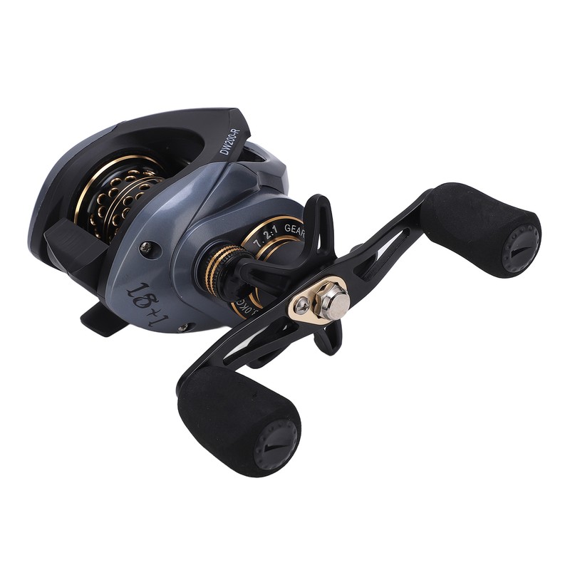 Baitcasting Reel Lure Fishing Reel Wheel 7.2:1 Ratio 18+1BB with