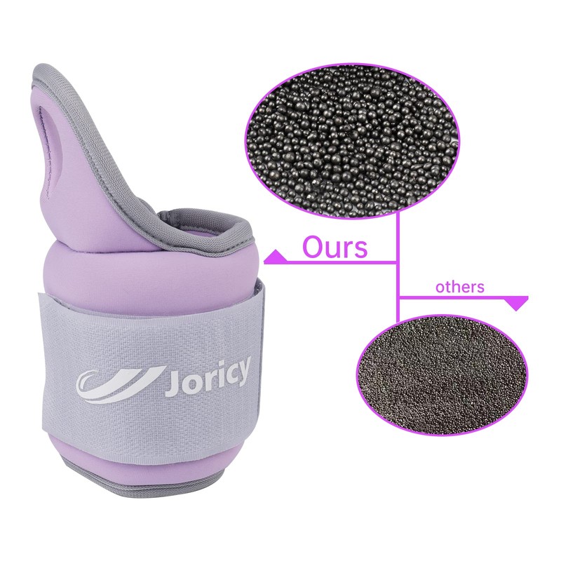 Weight Cuffs Wrist Weights for Arms 1 kg 1 Pair