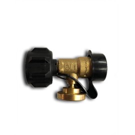 Voyager Tools Propane Tank Gauge Adapter w/ Pressure Meter Indicator