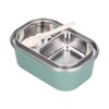 1.2L Stainless Steel Bento Box Doublelayer LeakProof Sealed Food Container