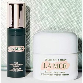 La Mer Regenerating Mini Miracles Skin Care Set Includes Creme De La Mer 0.5 Oz and La Mer Regenerating Serum 0.17 Oz