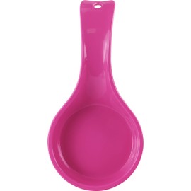 Reston Lloyd Kitchen Counter Utensil Spoon Rest, Ladles, Spaghetti Forks, & Spatulas, Durable BPA-Free Plastic – Dishwasher Safe, Décor, Space Saving Hanging Hole on Handle, Magenta