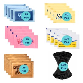 Assorted Sugar Packets for Coffee Station Gift Set, 325 Piece Individual Sugr and Sweetener Assortment Packets, Zero-Calorie and Cane Sugar Office Gifts with Individually Wrapped Coffee Stirrers (Assorted Sugar Packets Set, 325)