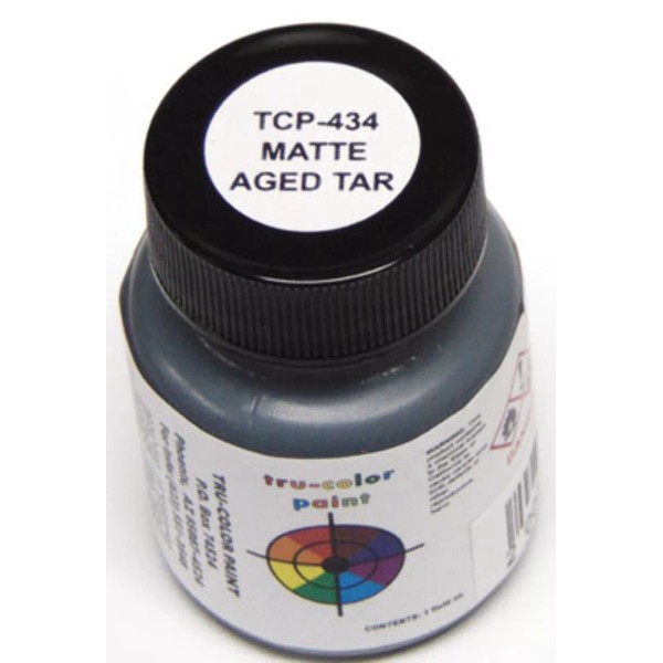 Tru-Color 434 Matte Aged Tar (For Roofs) 1 oz. Acrylic