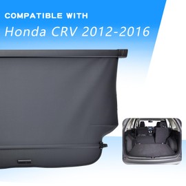 Cargo Cover Compatible with Honda CRV 2012-2016,Retractable Rear Shade Trunk Cover for Privacy CR-V Accessories