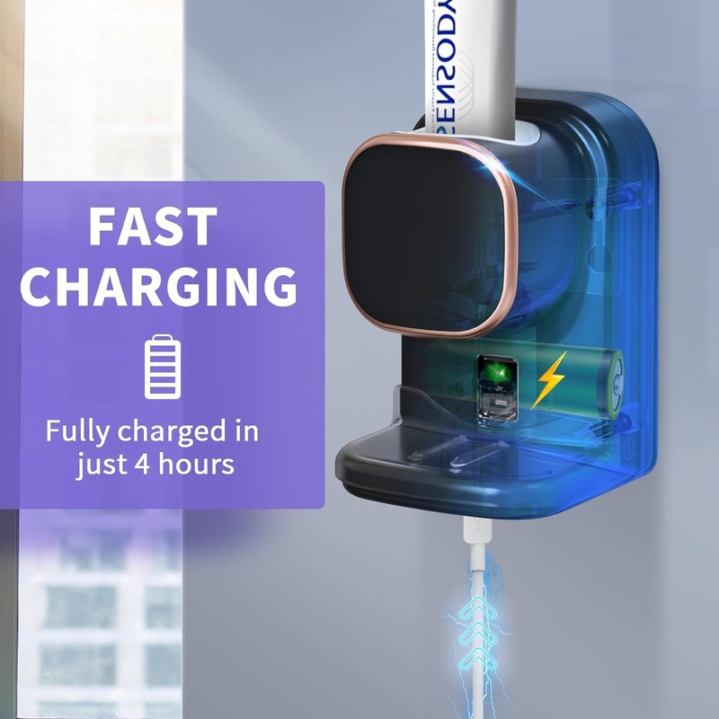 Automatic Toothpaste Dispenser, Wall Mounted Electric Toothpaste Dispenser for Kids