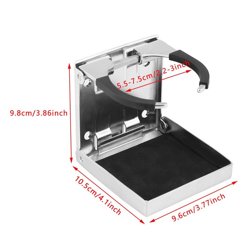 Adjustable Folding Cup Drink Holder, Automotive Cup Holders 316 Stainless