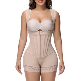 M MYODRESS Fajas Moldeadoras de Cintura y Abdomen Stage 1 Faja Snatched Body Postpartum Plus Size Curvy Lipo Compression Garments Hourglass High Compression Shapewear Girdles Invisibles