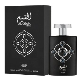 Lattafa Al Qiam Silver 3.4 Fl Oz Unisex Fresh Woody Perfume For Daily Wear