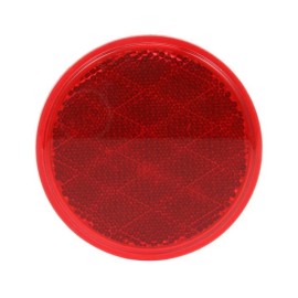 SIGNAL - STAT, 3 - 1/8 INCH ROUND, RED, REFLECTOR, ADHESIVE, DISPLAY