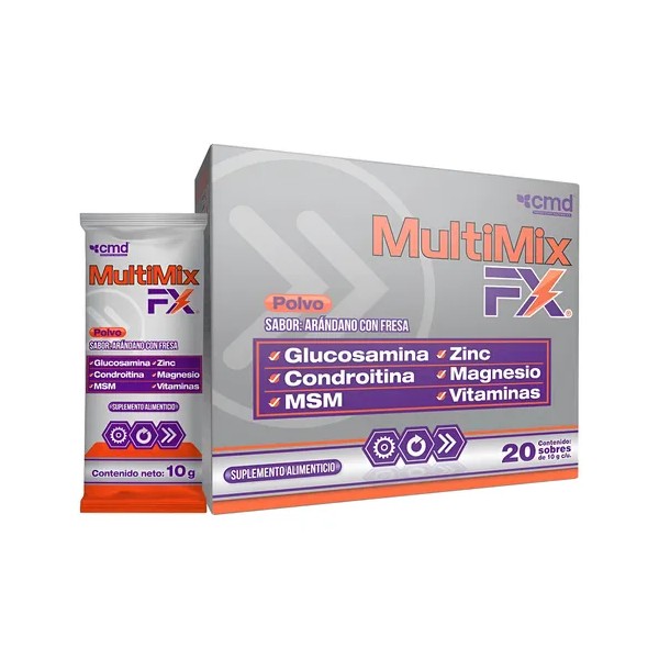 Multimix Fx Sobres | Glucosamina Condroitina Msm Zinc Mg |