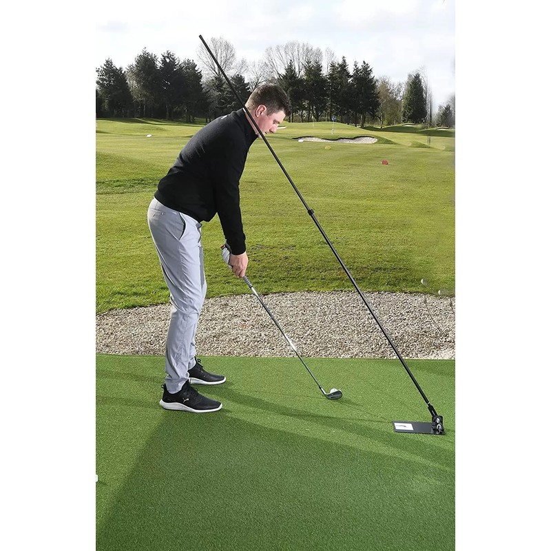 Golf Alignment Lever Holder Swing Exercise Plate Alignment Lever Base