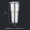Starfrit LocknLock Double Wall Insulated Tumbler – Stainless Steel -