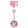 Qinsuee Nurse Watch with Retractable Clip, Nurse Fob Watch with
