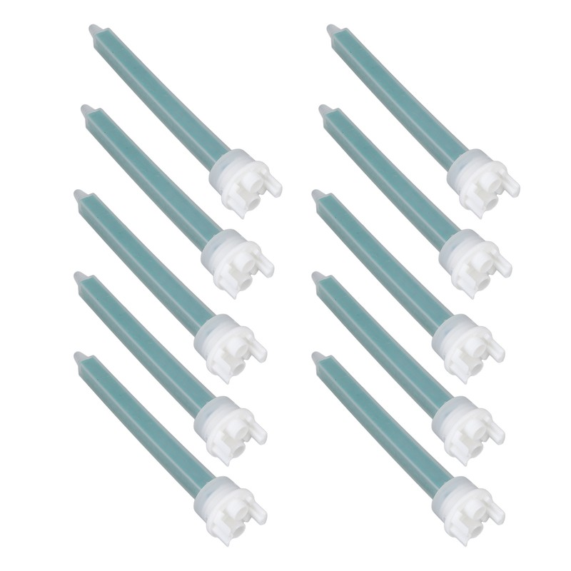 10pcs Mixing Nozzles Plastic Prevent Blocking Adhesive Glue Mixing Nozzle