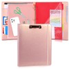 Leather Binder Portfolio with Clipboard 1 Inch, 13" × 11"