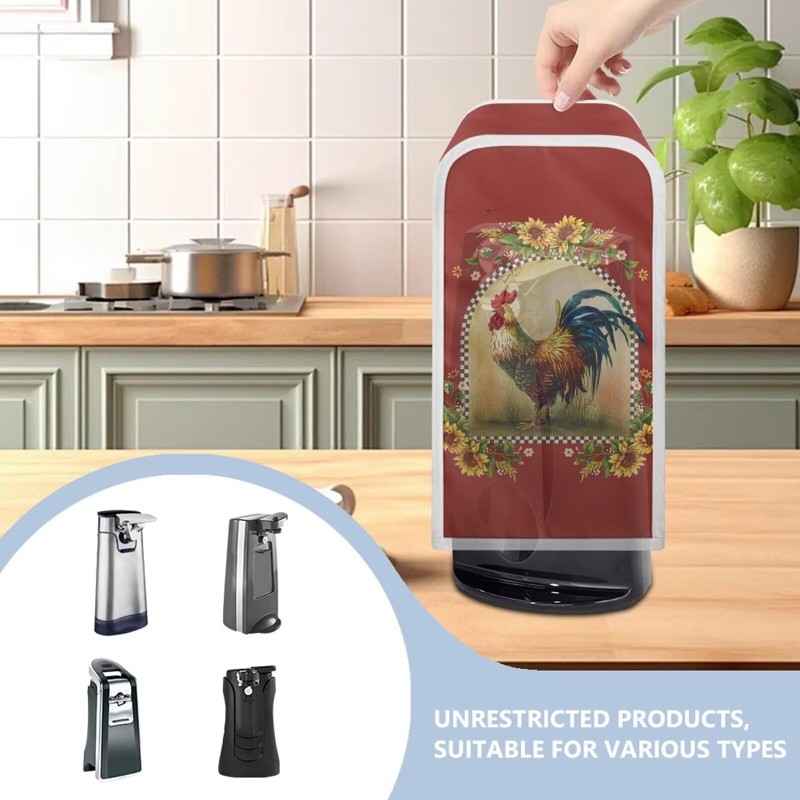 Annejudy Electric Can Opener Covers Stain Protection Machine Washable Can