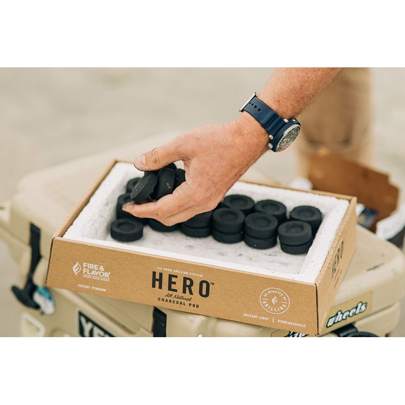 Fire & Flavor HERO Pods Charcoal Grill Pod 2 Pack