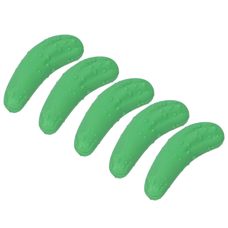 5Pcs Wine Stoppers Silicone Reusable Artificial Cucumber Shape Beverage Bottle