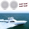 Herdio 4" Marine Waterproof Bluetooth Boat Ceiling Speakers for Bathroom